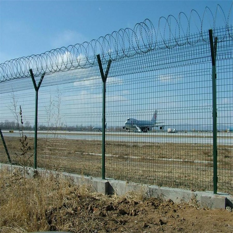 机场围界Y型安全防御护网案例图片4